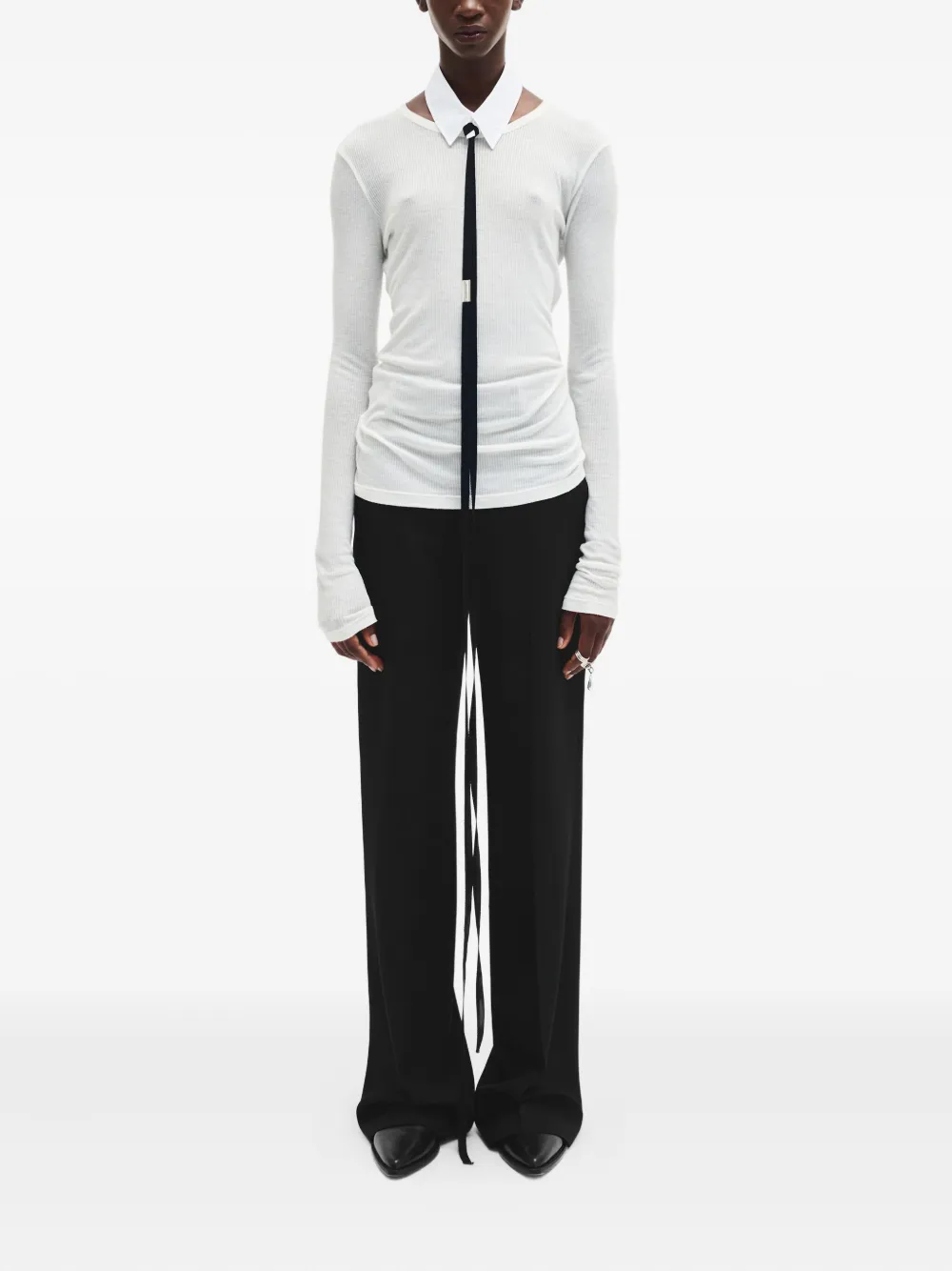 Ann Demeulemeester Adela shirt collar | White | Image 1