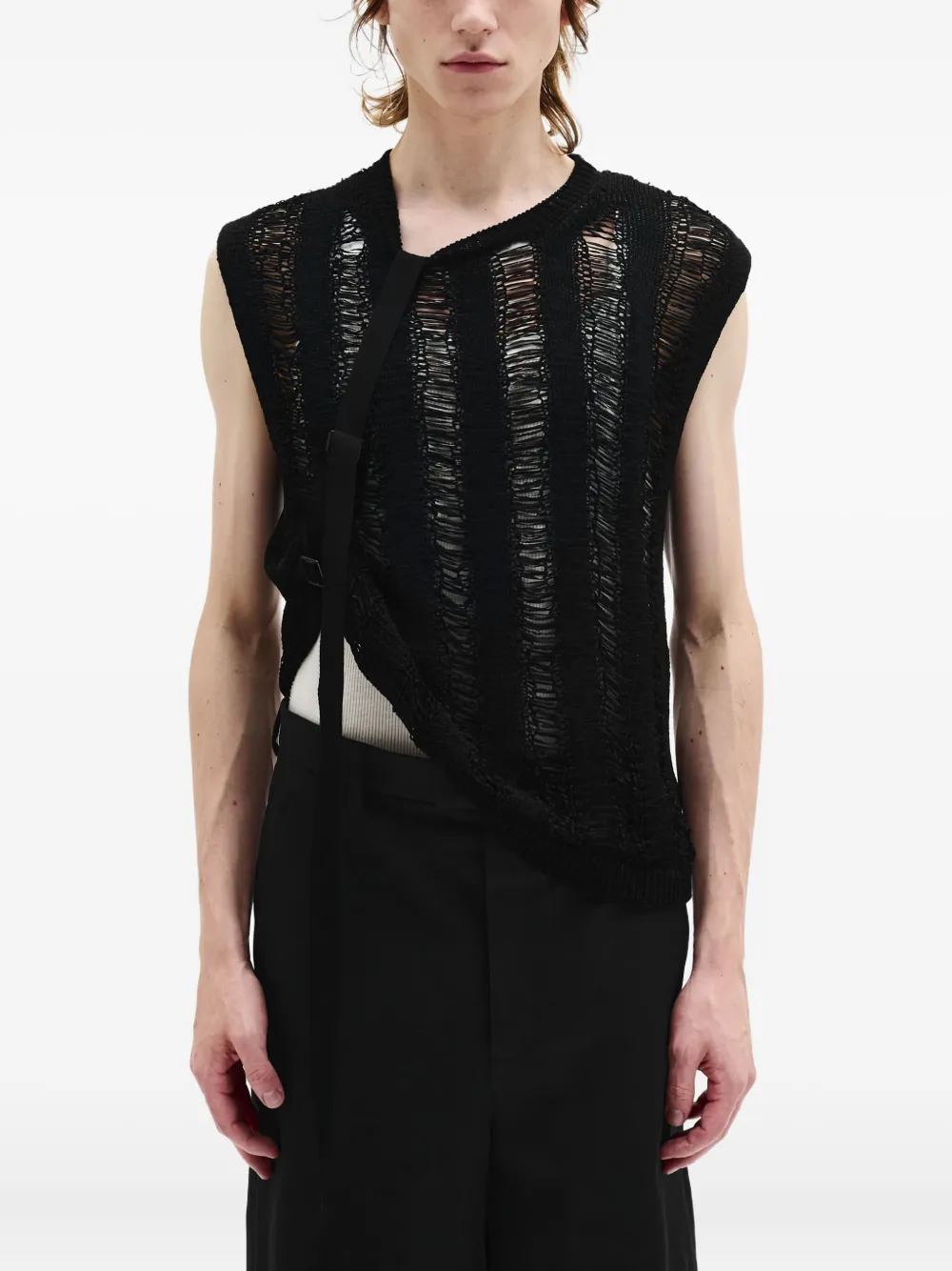 Ann Demeulemeester Palmer vest - Zwart