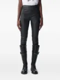 Ann Demeulemeester Florence leather leggings - Black