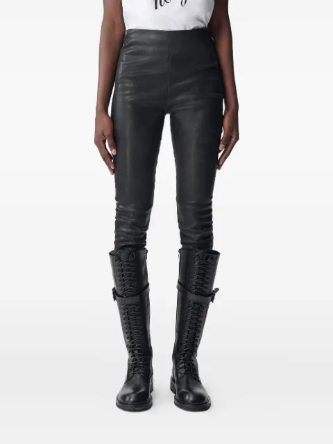 Ann Demeulemeester Florence leather leggings