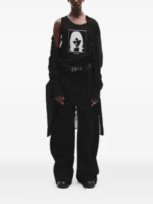 ANN DEMEULEMEESTER 黒タンクトップ XXS ANN DEMEULEMEESTER 黒タンクトップ XXS ANN DEMEULEMEESTER 黒