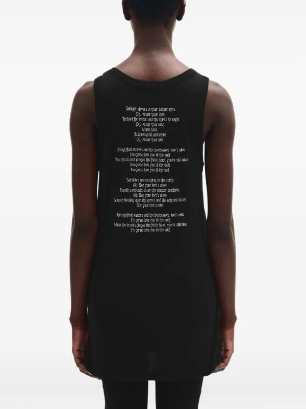 Ann Demeulemeester Till The End ノースリーブトップ
