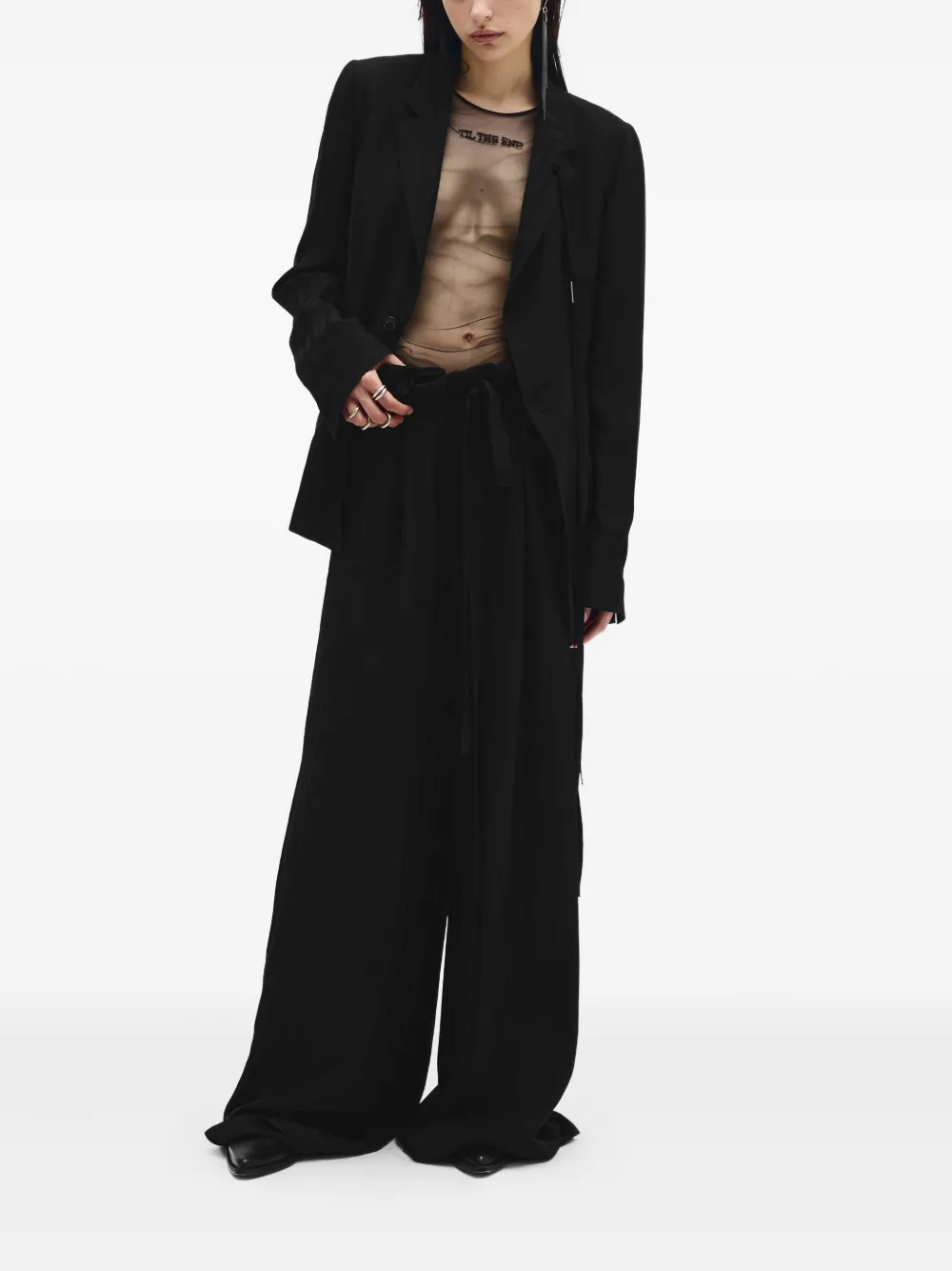 Ann Demeulemeester camiseta traslúcida Till the End | Chalecos y camisetas | Image 2