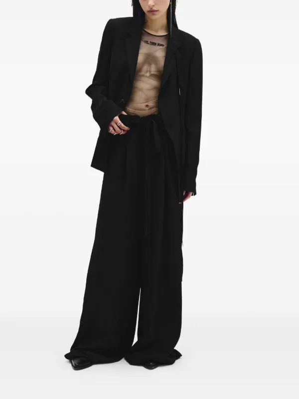 ANN DEMEULEMEESTER ブラックタンクトップ XS Tanktops – Ann Demeulemeester