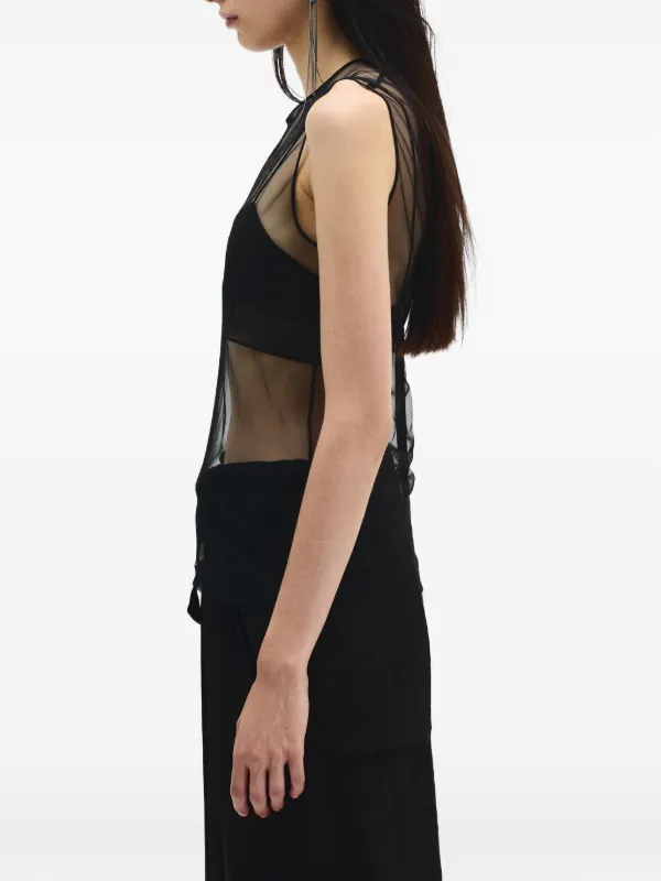ANN DEMEULEMEESTER 本人期　XS タンクトップ Seva Printed Standard Tank Top – Ann Demeulemeester