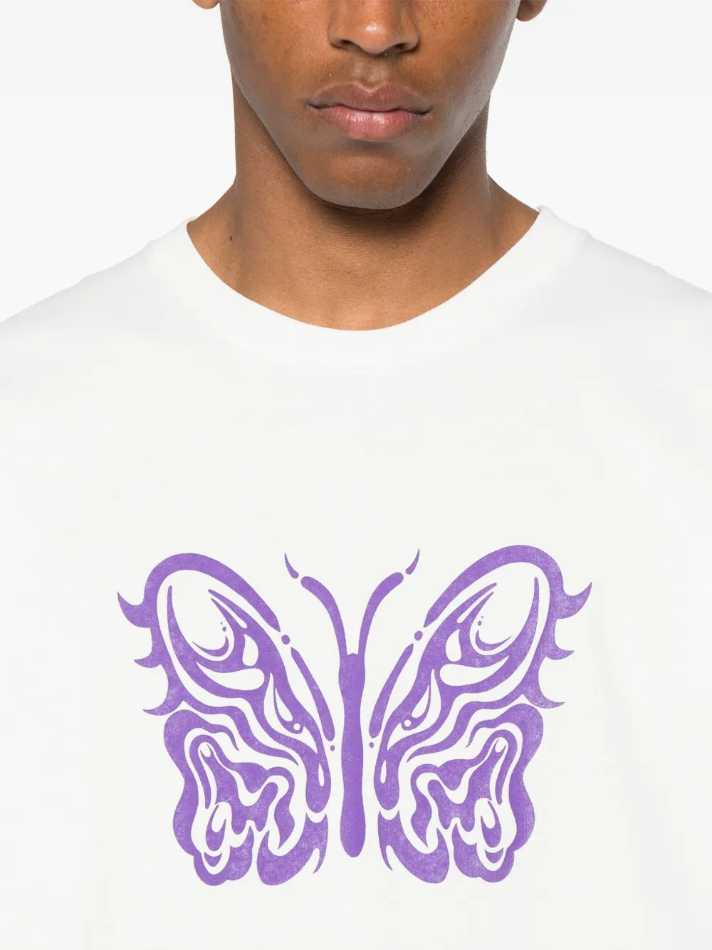 NEEDLES LOGO-PRINT T-SHIRT