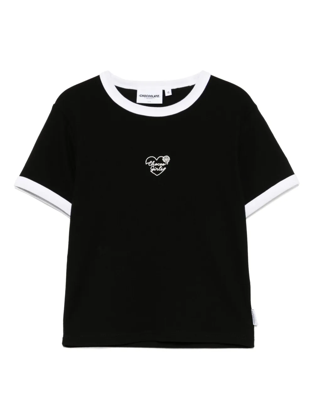 CHOCOOLATE playera con logo bordado | negro | Image 1