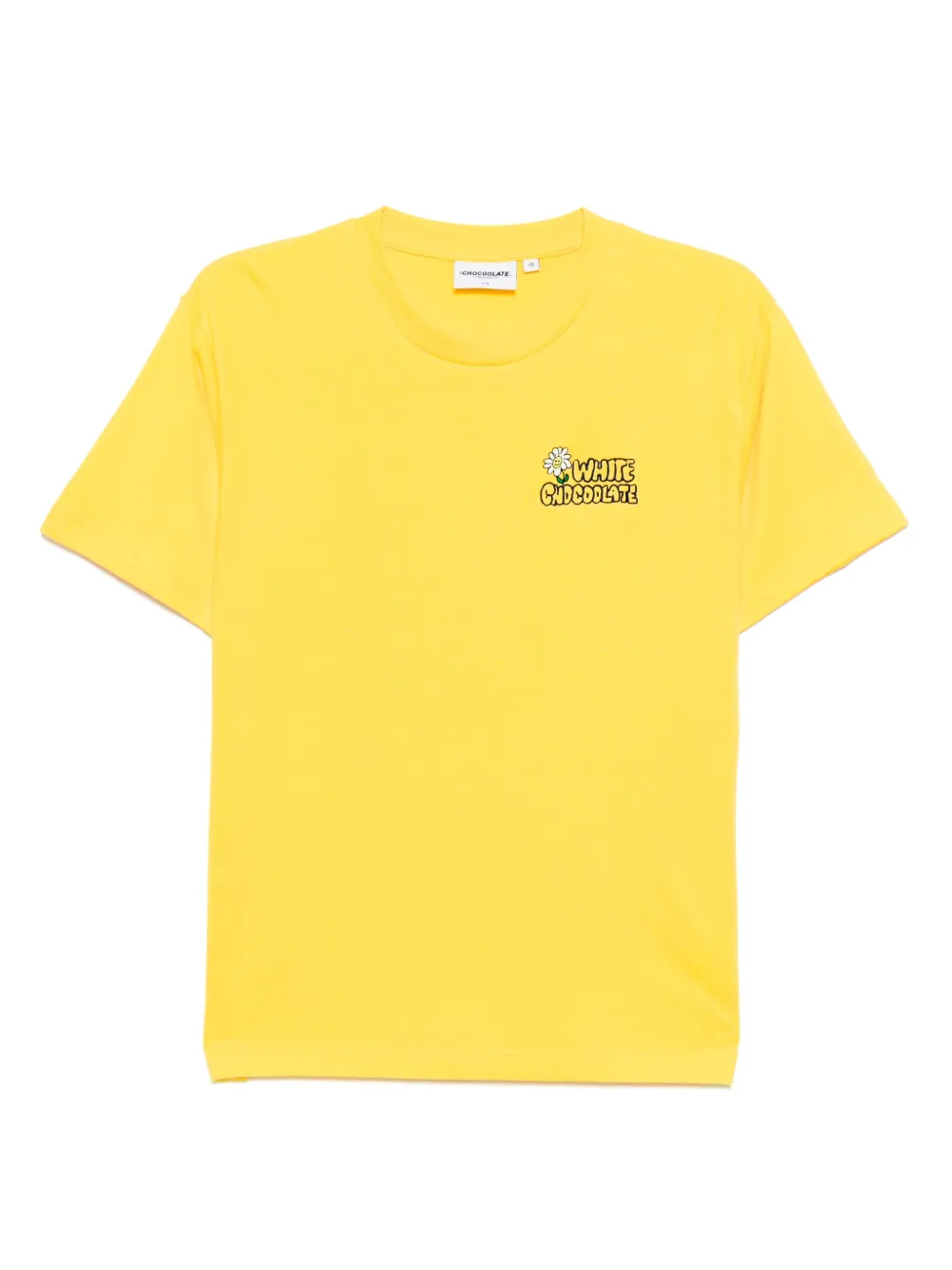 CHOCOOLATE logo-embroidered T-shirt | Yellow | Image 1