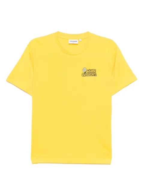CHOCOOLATE logo-embroidered T-shirt