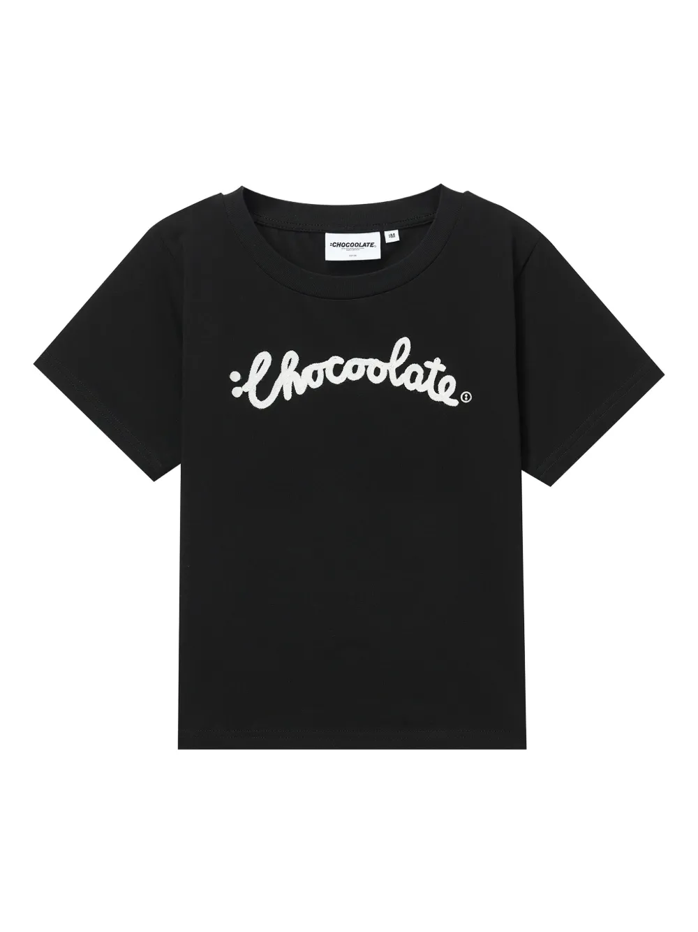CHOCOOLATE logo-embroidered T-shirt | Black | Image 1