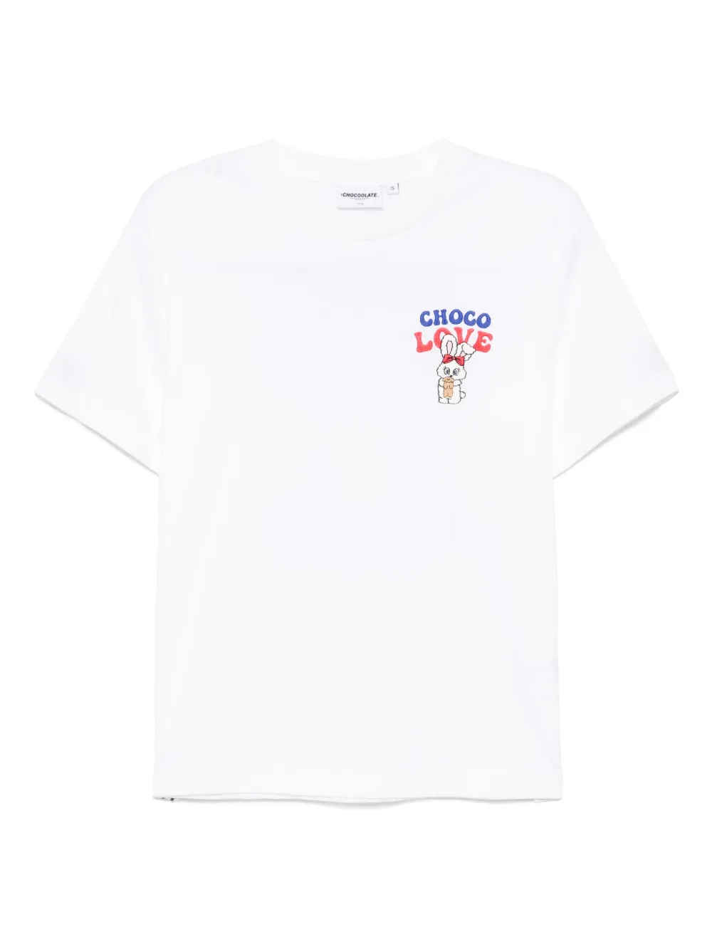 CHOCOOLATE playera con logo bordado | blanco | Image 1