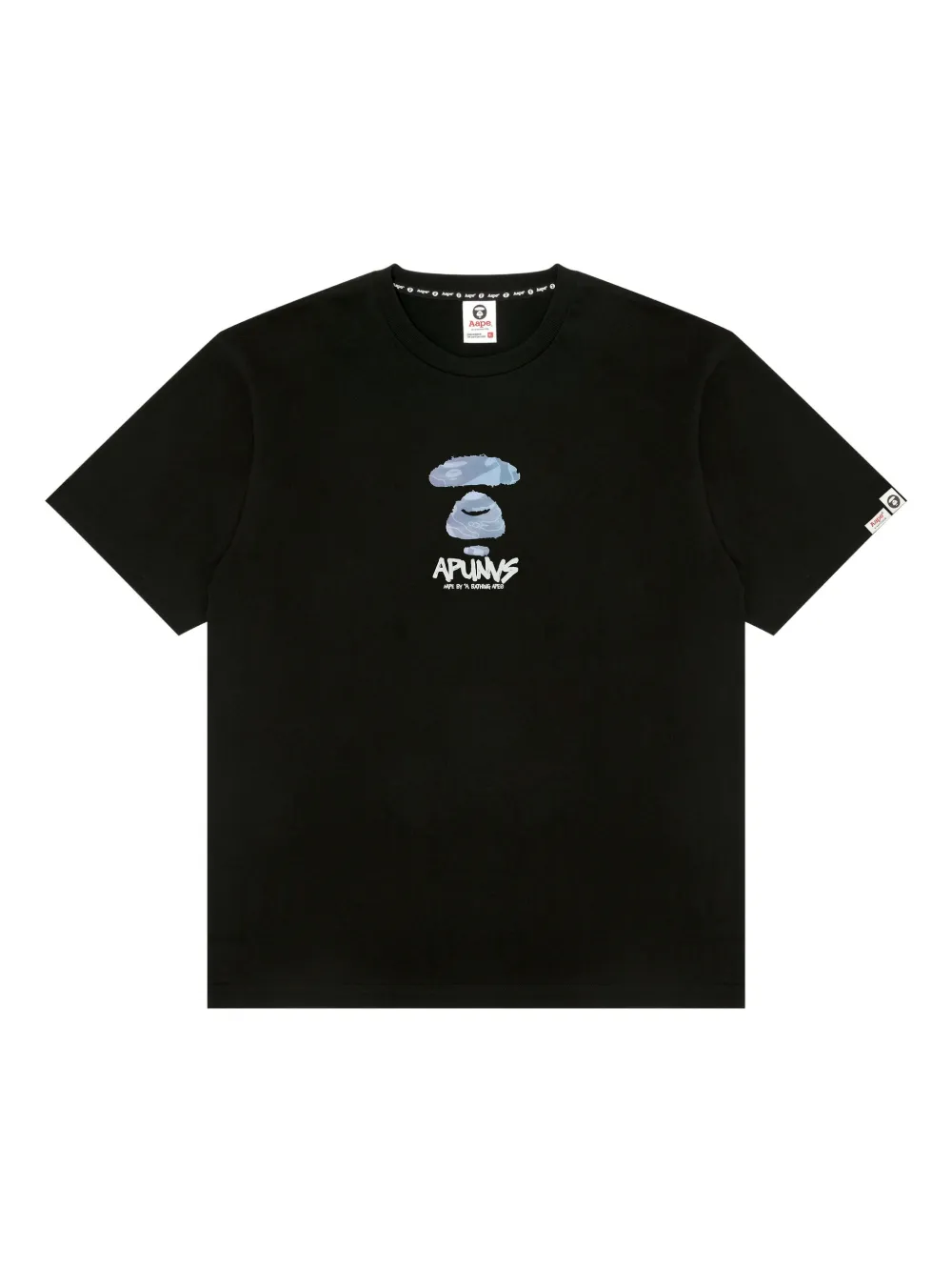 AAPE BY *A BATHING APE® camiseta con estampado gráfico | negro | Image 1