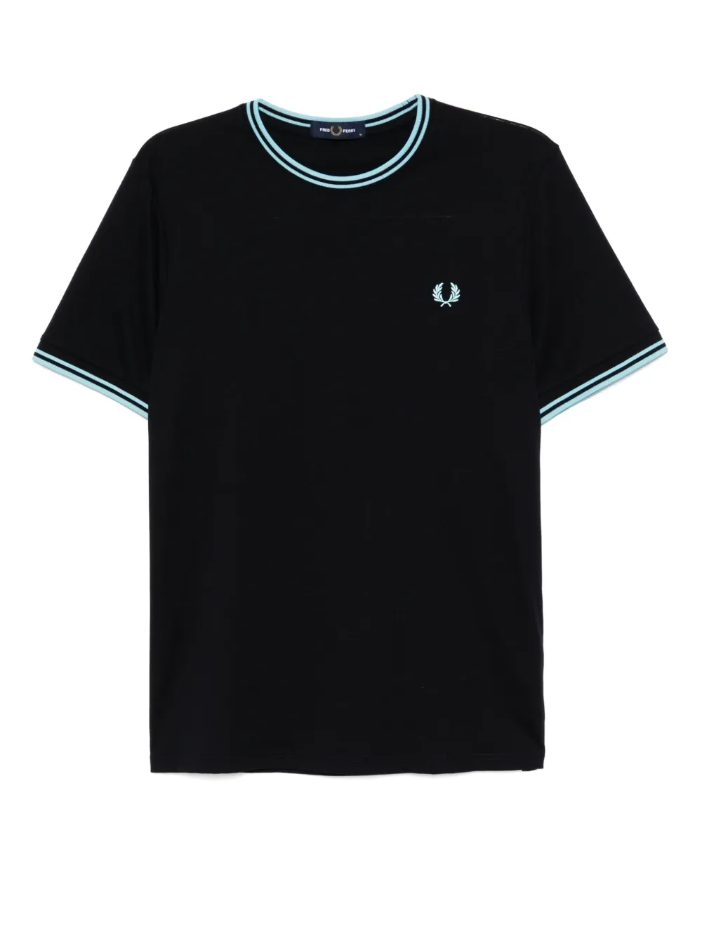 Fred Perry logo-embroidered T-shirt | Blue | Image 1