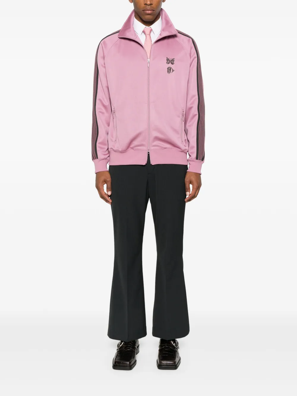 Needles logo-print sweatshirt - Roze