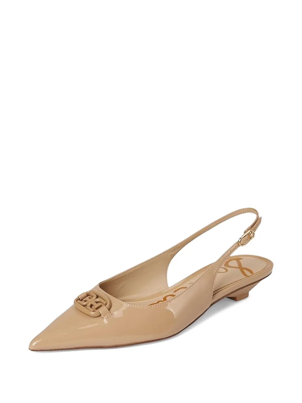 Sam Edelman Bianka pointed-toe slingback pumps Neutrals