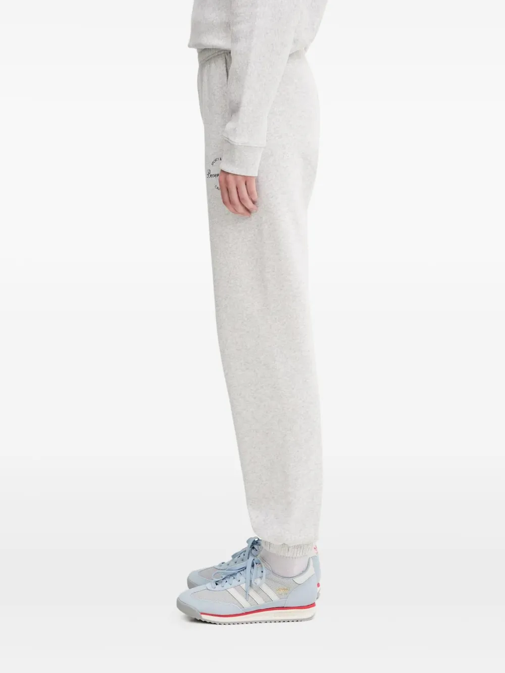 Sporty & Rich cotton-blend track pants - Grijs