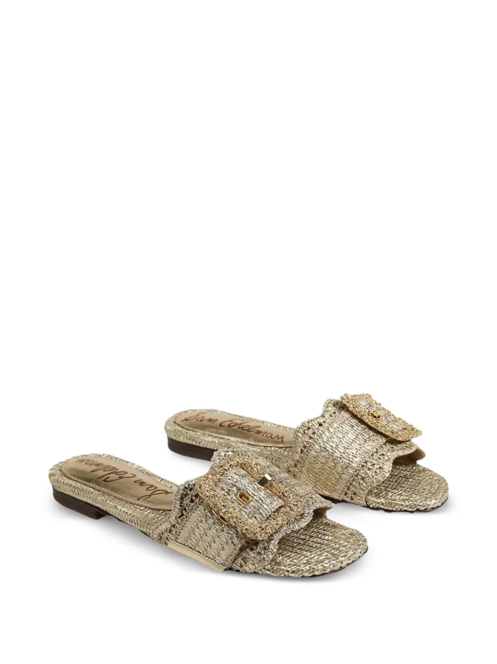 Sam Edelman Bambi woven sandals Gold