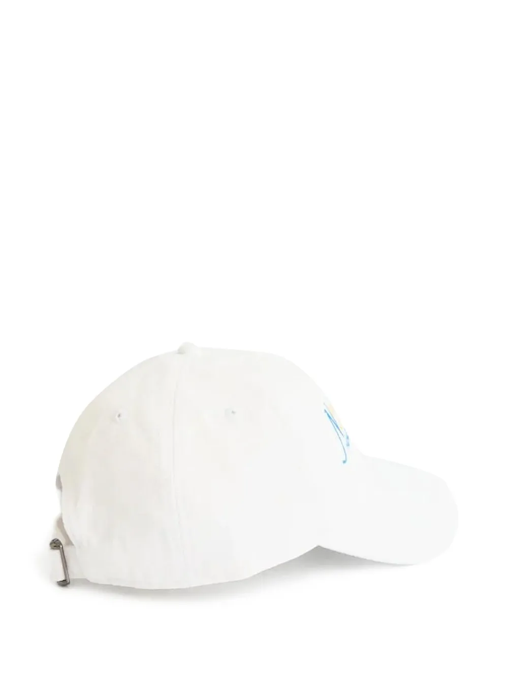 Sporty & Rich NY 94 logo-embroidered cap Wit
