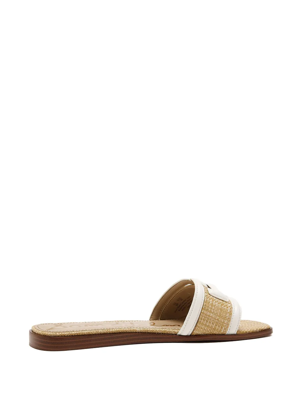 Sam Edelman Irina woven slide sandals White