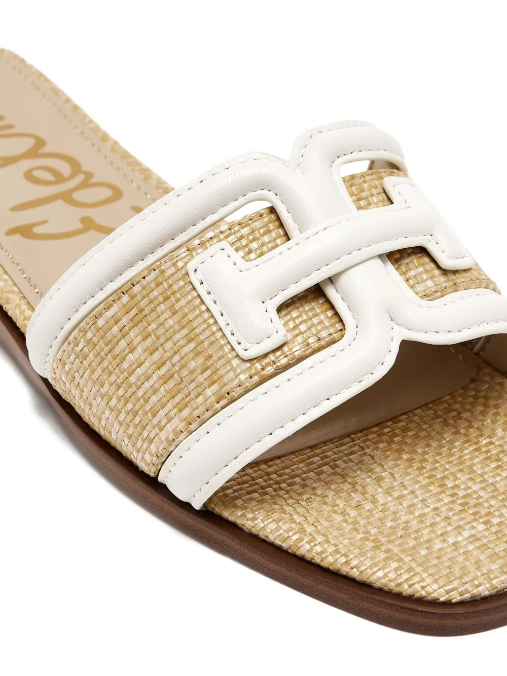 Sam Edelman Irina woven slide sandals White