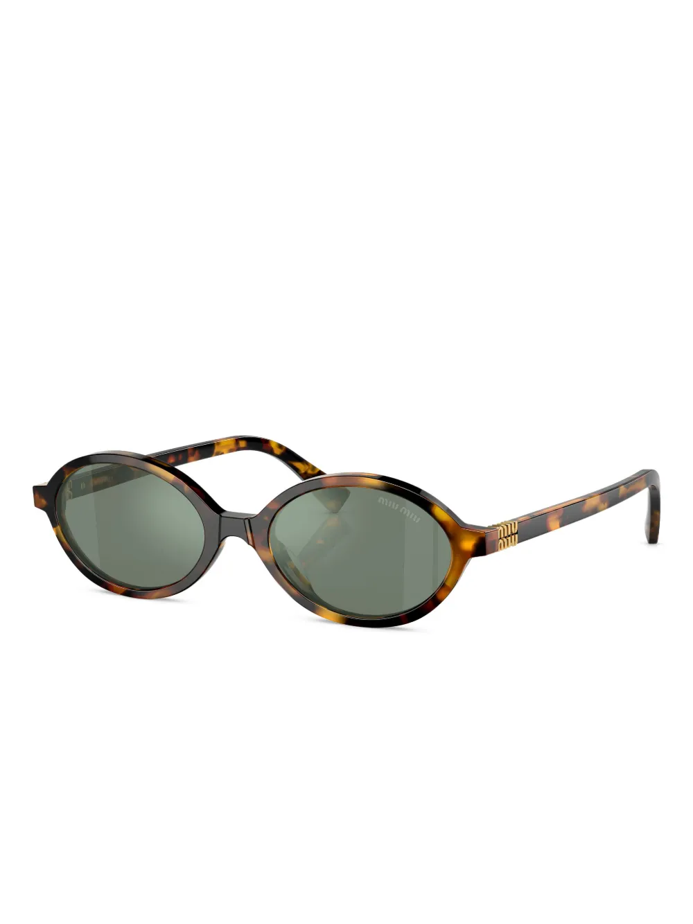 Miu Miu Eyewear oval-frame tortoiseshell sunglasses | Image 2