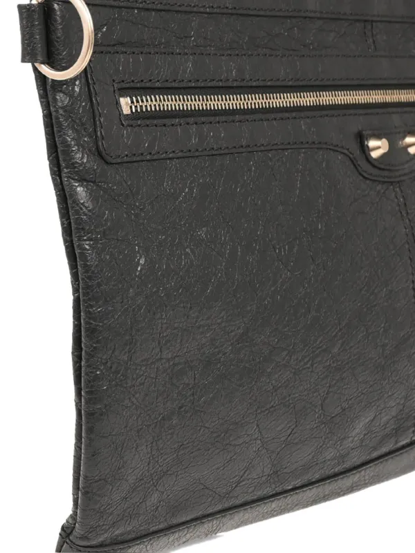 バレンシアガ　クラッチ　グレー Balenciaga Pre-Owned レザー クラッチバッグ | グレー