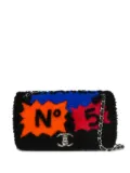 CHANEL Pre-Owned graphic patchwork shoulder bag - Black