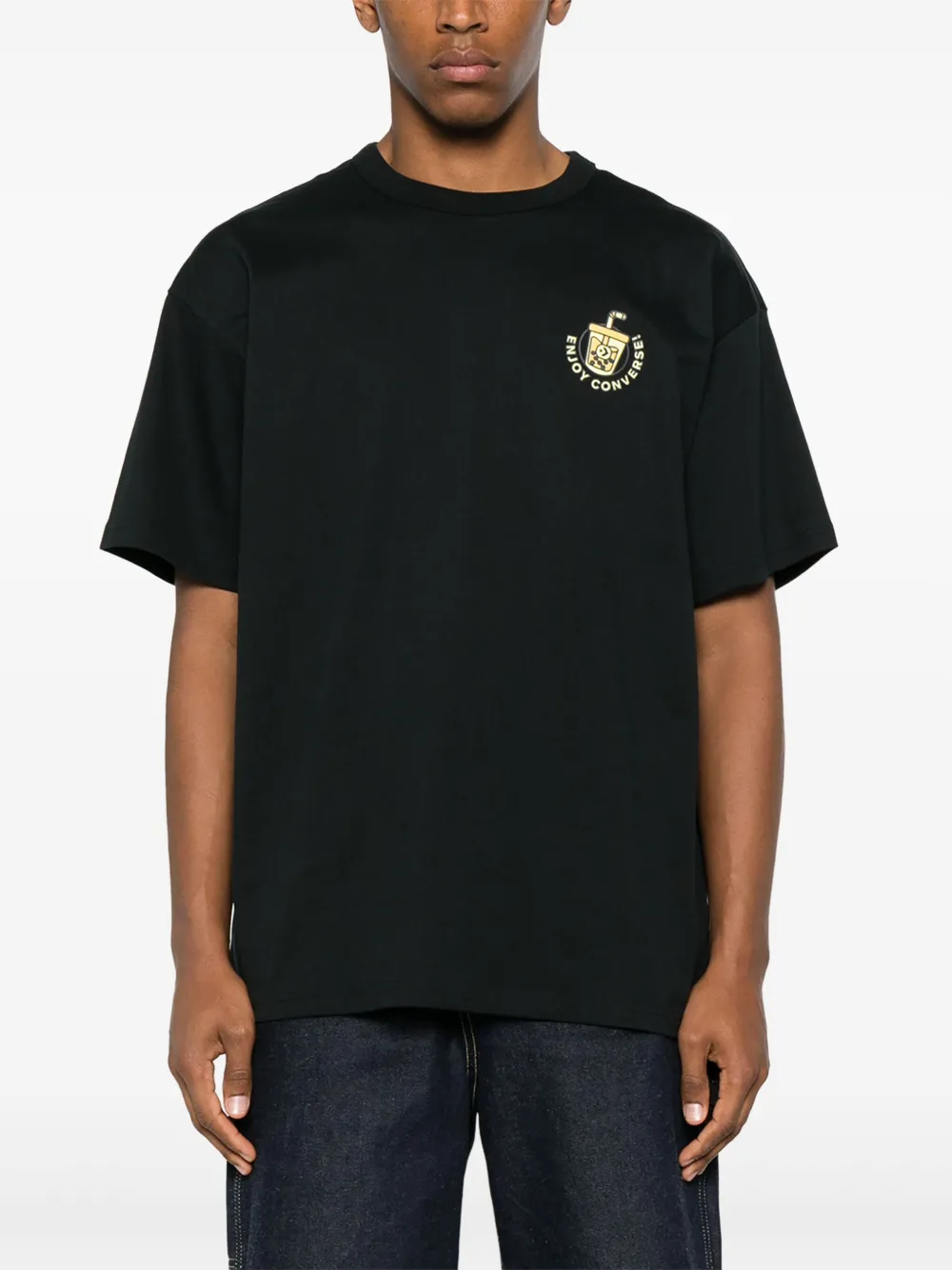 Converse Graphic-print T-shirt In Black