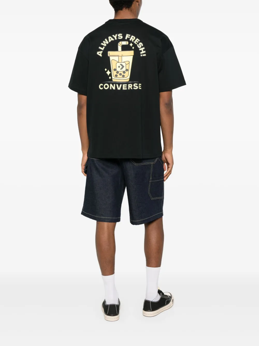 Converse Graphic-print T-shirt In Black