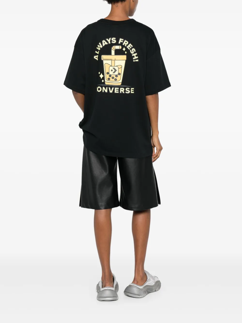 Converse Graphic-print T-shirt In Black