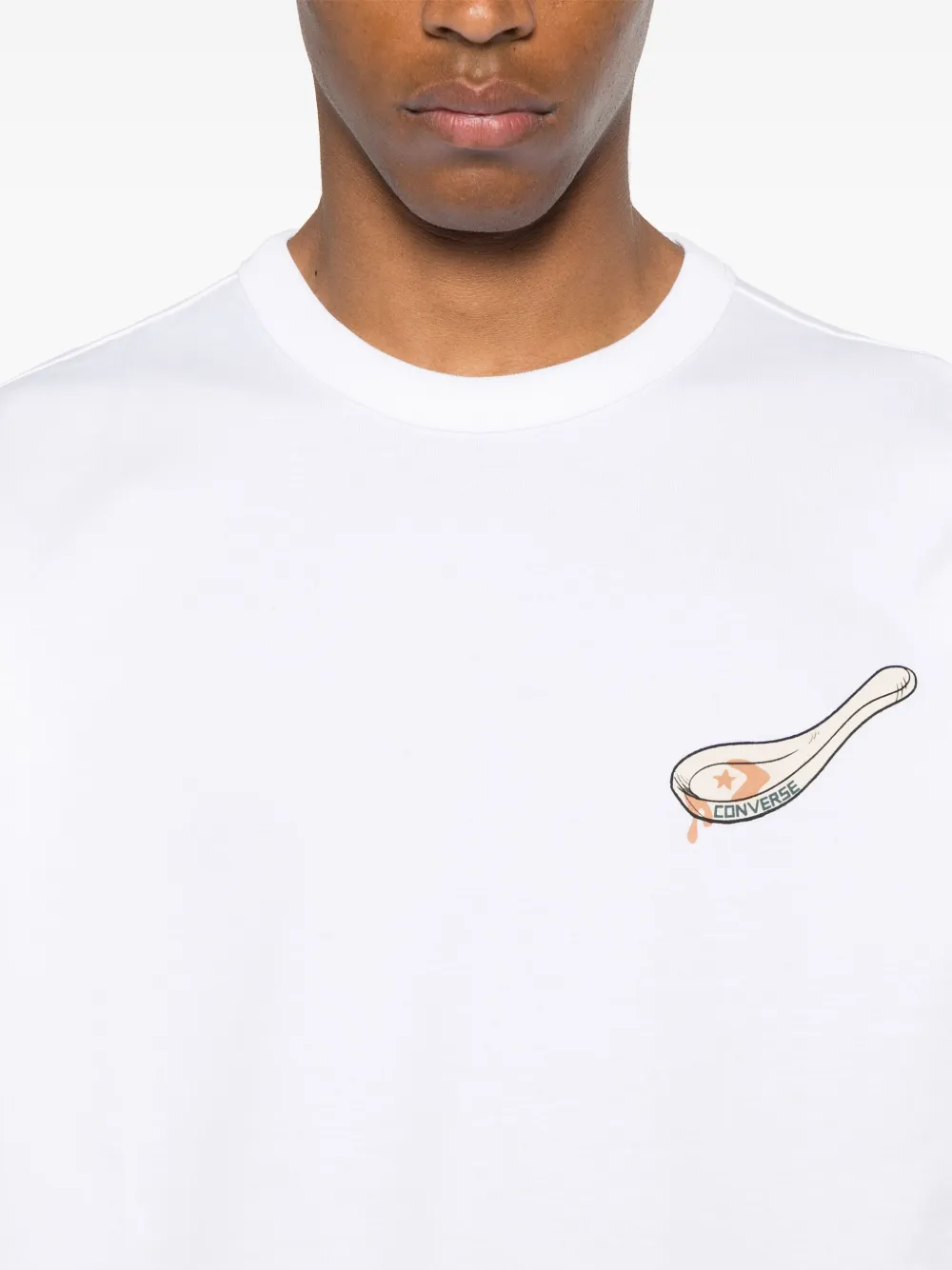 Converse Graphic-print T-shirt In White