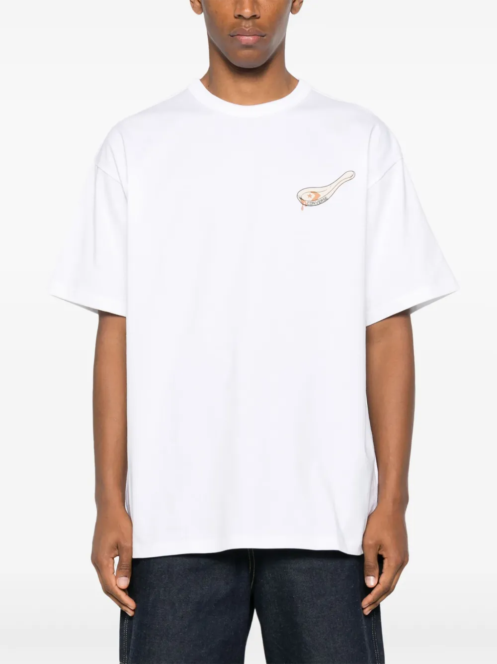 Converse Graphic-print T-shirt In White
