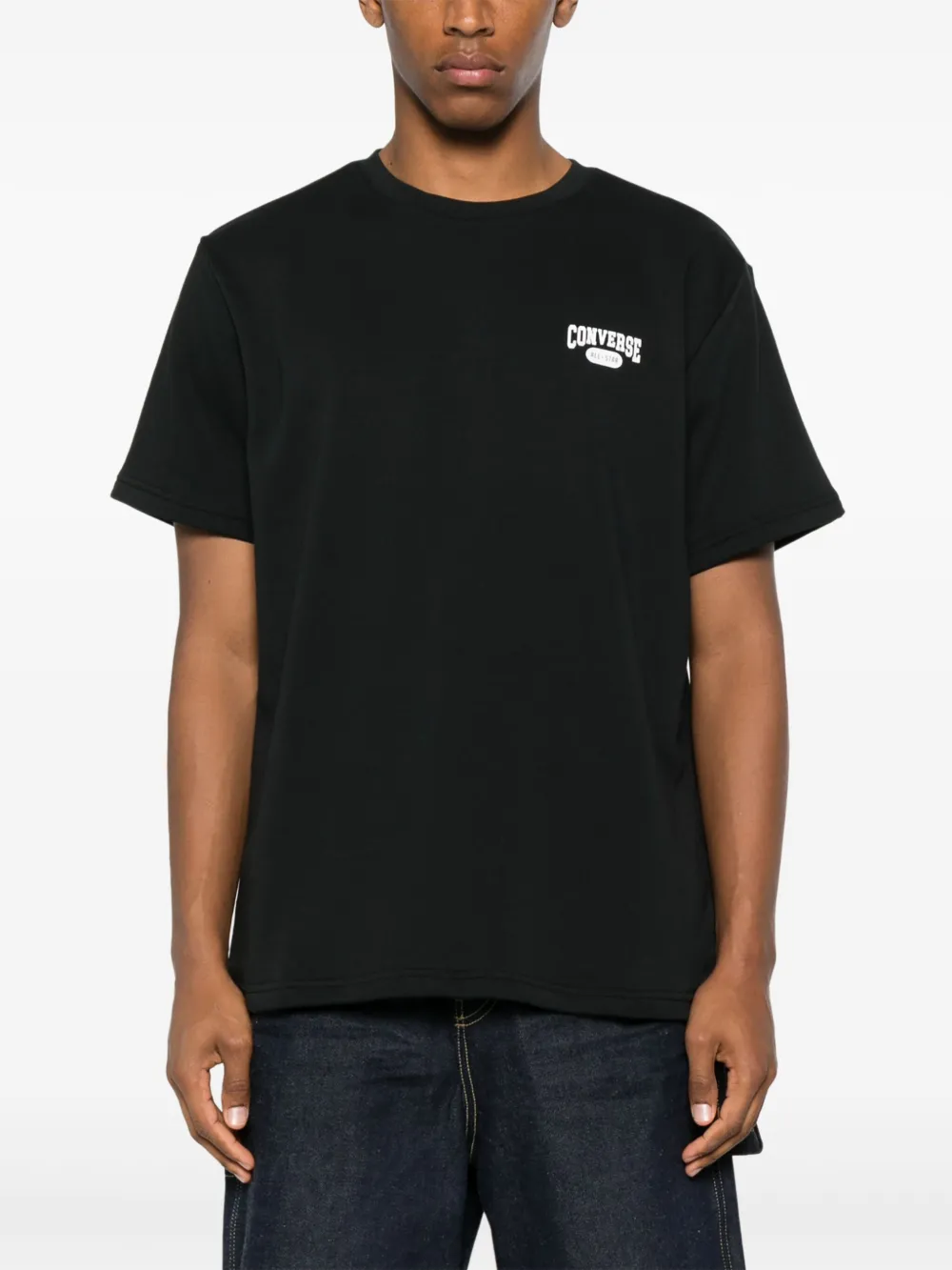 Converse T-shirt met logoprint Zwart