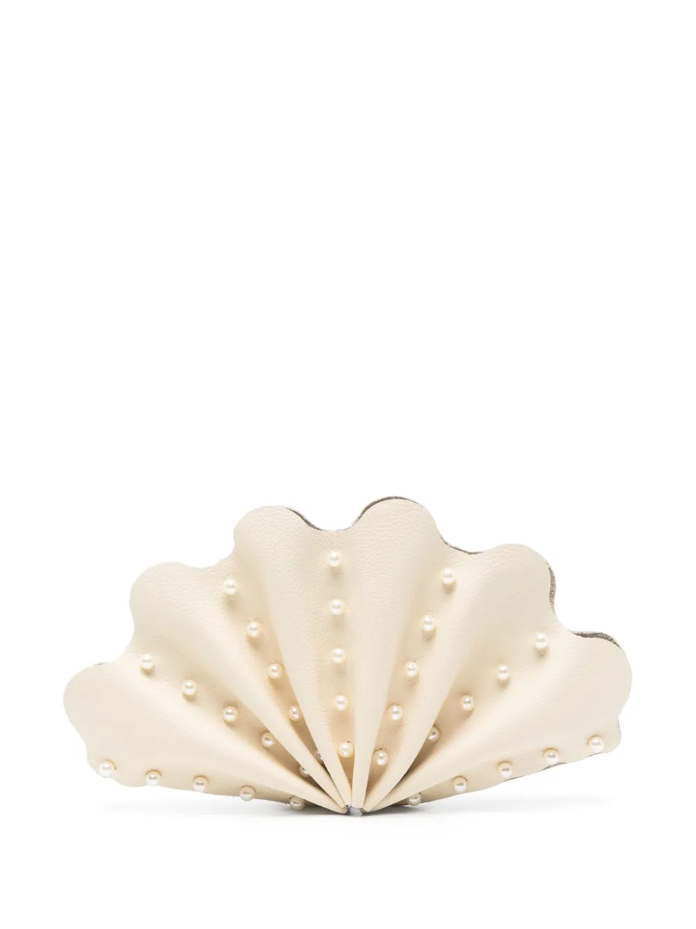 Vanina Coquillage des Sables clutch Beige