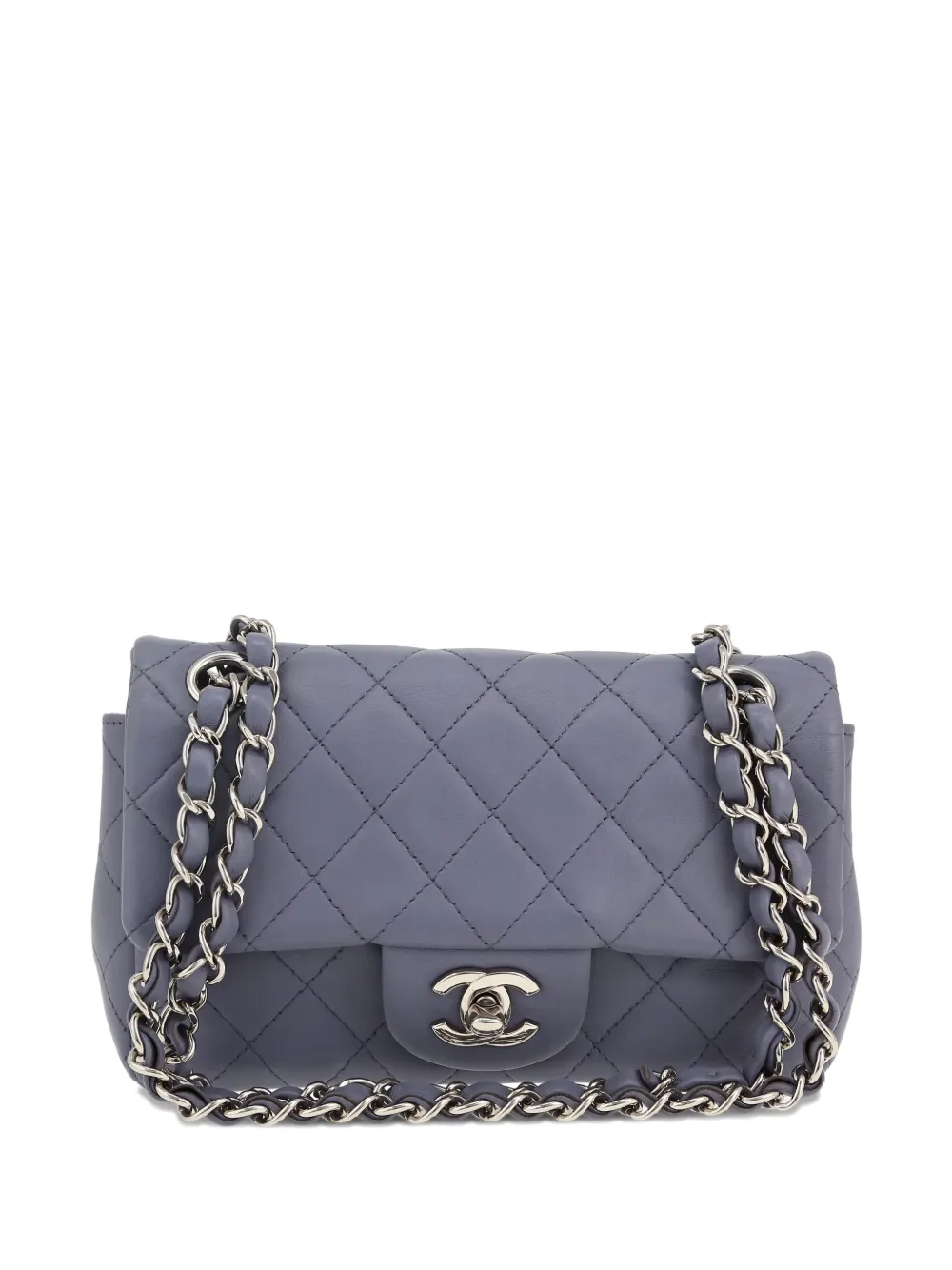 CHANEL Pre-Owned mini Classic Flap shoulder bag | Blue | Image 1