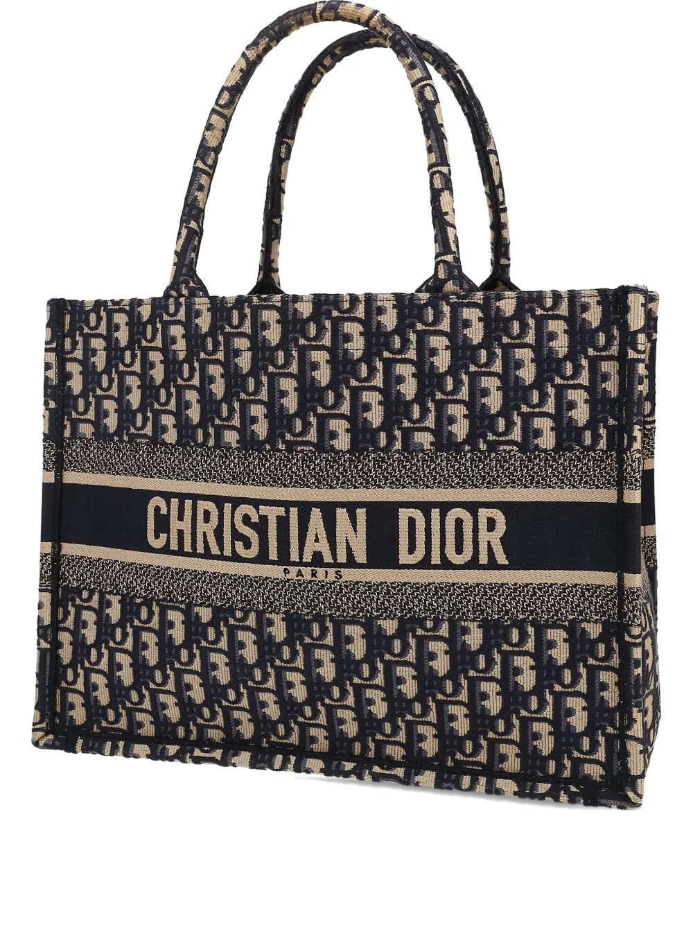 Christian Dior Pre-Owned Book Tote shopping bag - ブルー Christian Dior Pre-Owned Book Tote shopping bag - ブルー