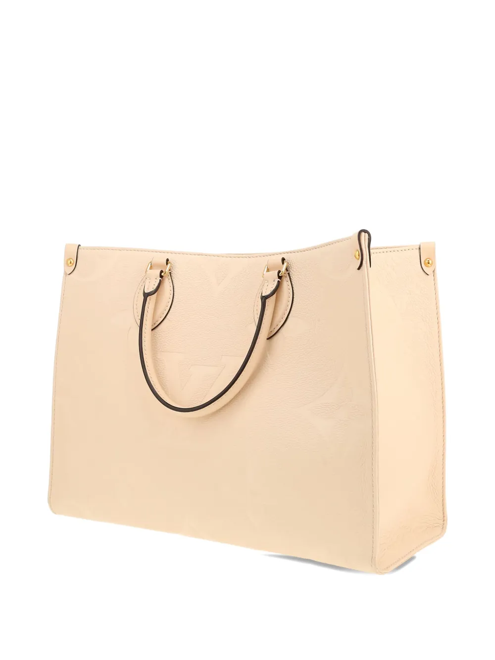 Pre-owned Louis Vuitton Embossed Monogram Leather Tote Bag