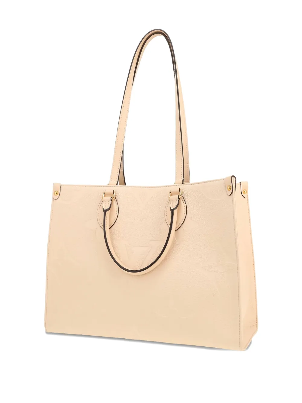Pre-owned Louis Vuitton Embossed Monogram Leather Tote Bag