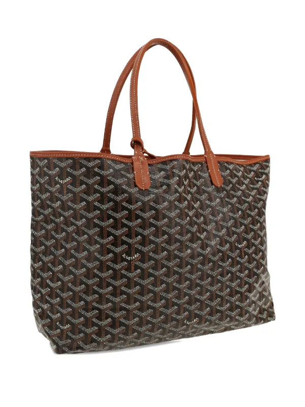 【希少】GOYARD Saint-Louis GM Tote Bag Brown Goyard Pre-Owned Saint Louis GM Tote Bag | Brown | FARFETCH