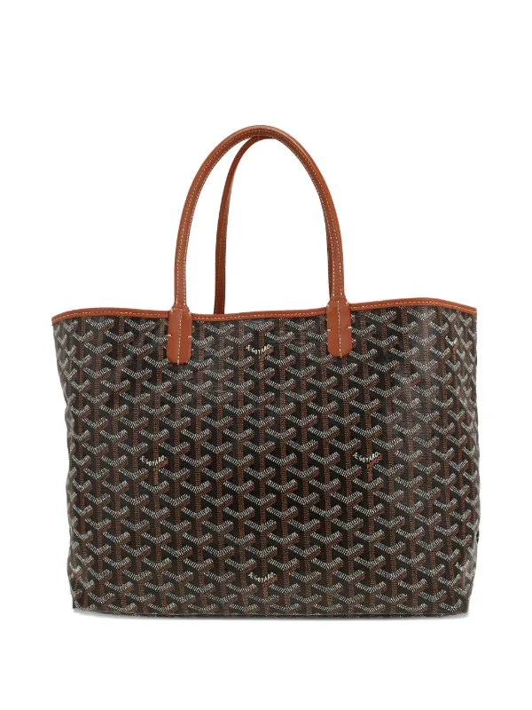 【希少】GOYARD Saint-Louis GM Tote Bag Brown Goyard Pre-Owned Saint Louis GM Tote Bag | Brown | FARFETCH