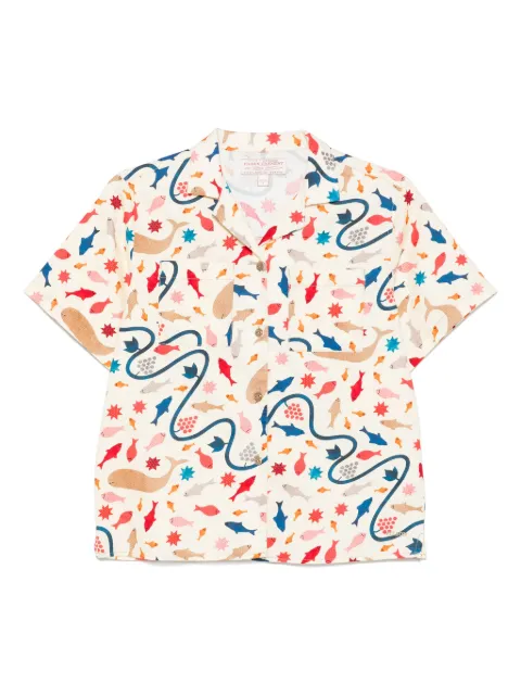 Filson camisa con ballenas estampadas
