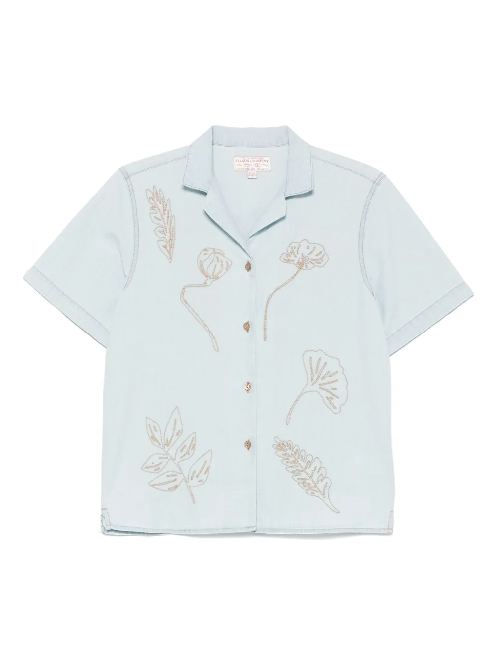 Filson 刺绣短袖衬衫