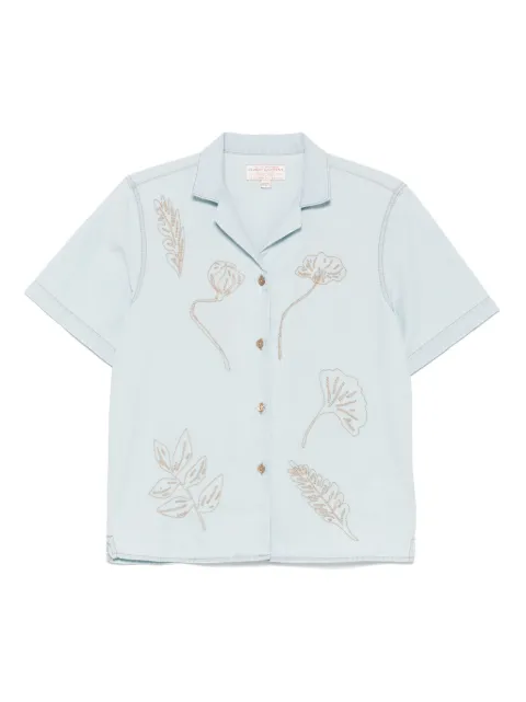 Filson camisa bordada manga corta