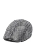 Tagliatore houndstooth baker boy hat - Blue