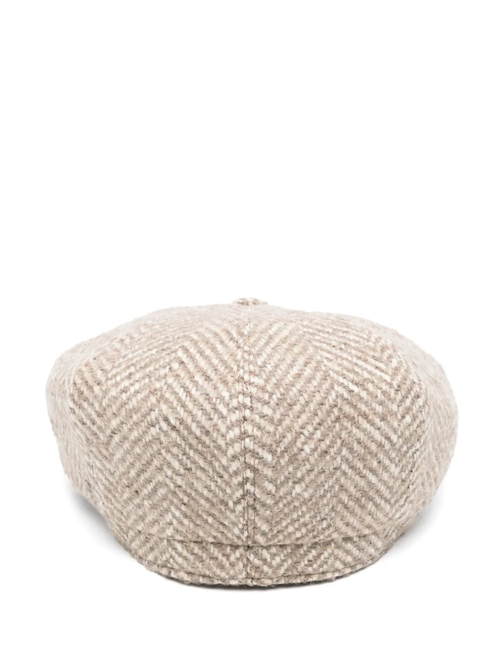 Tagliatore Bakerboy pet met visgraatpatroon - Beige