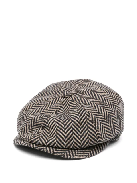 Tagliatore patterned baker boy hat