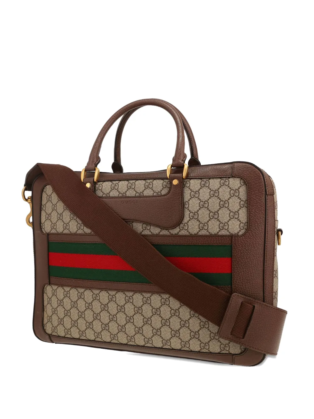 Gucci Pre-Owned GGモチーフ ビジネスバッグ - ニュートラル Gucci Pre-Owned GGモチーフ ビジネスバッグ - ニュートラル