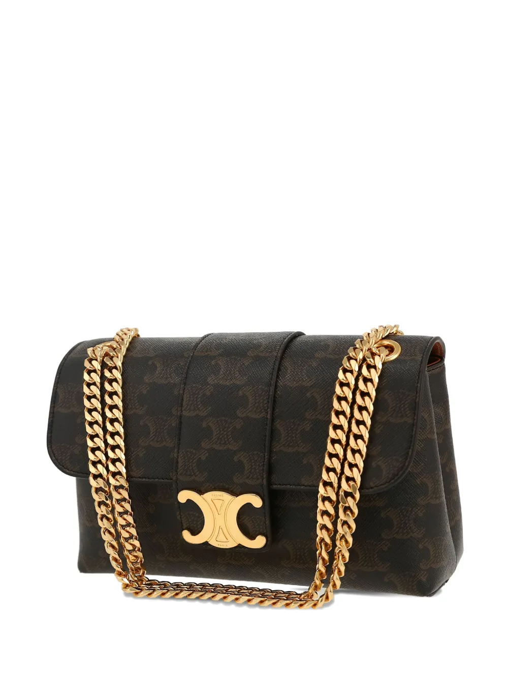 Céline Pre-Owned monogrammed chain-strap shoulder bag | marron | Image 1