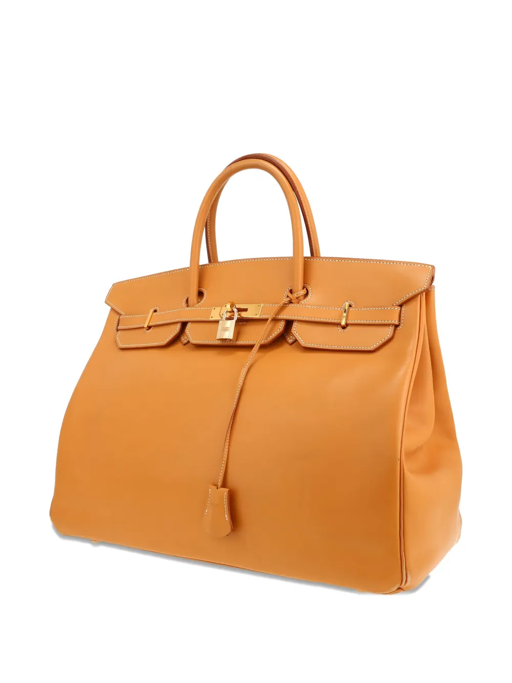 HERMES（エルメス）- Cabas H en Biais 40 フーオレンジ Hermès Hermes Orange Cabas H en Biais 40 Cloth Cloth ref