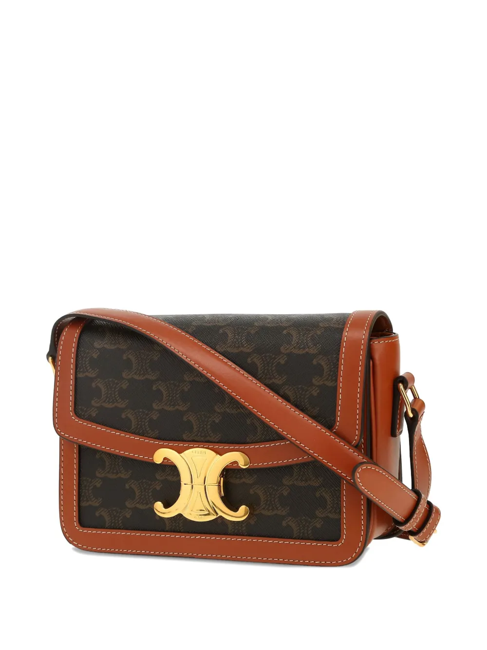 Pre-owned Celine Triomphe Shoulder Bag